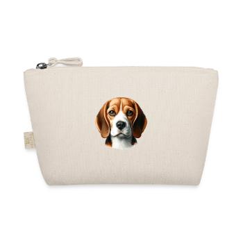 Hundegesicht - Beagle - Bio-Täschchen - Natur - Vorne