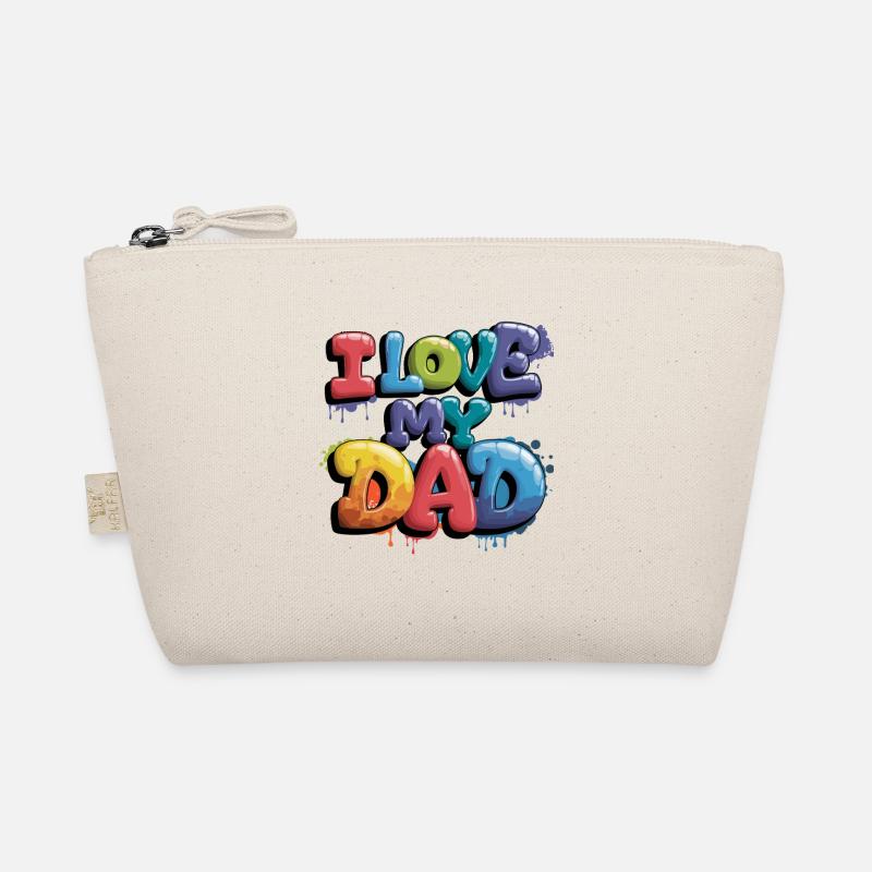 J’aime mon père Design coloré et ludique Trousse biologique