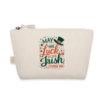 May the Luck of the Irish Charm Me - St Patrick's - Organic Pouch - nature - Front