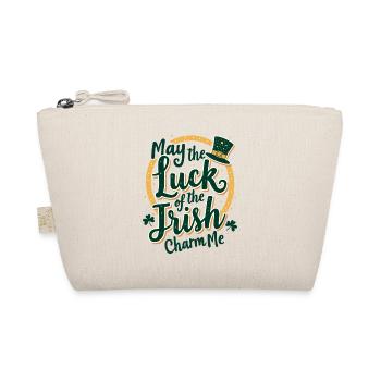 May the Luck of the Irish Charm Me - St Patrick's - Organic Pouch - nature - Front
