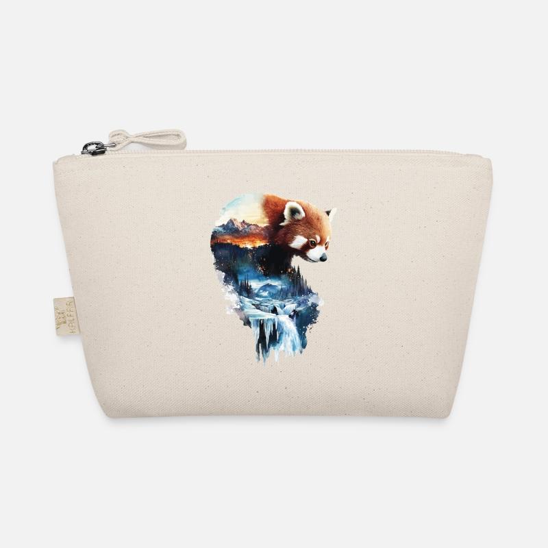 Roter Panda Bio-Täschchen