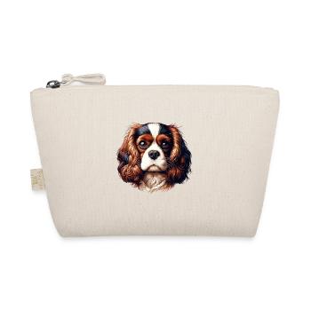 Hundegesicht - Cavalier King Charles Spaniel - Bio-Täschchen - Natur - Vorne