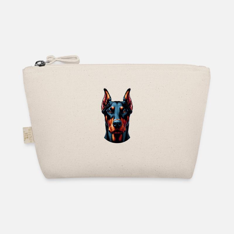 Dog Face - Doberman Organic Pouch