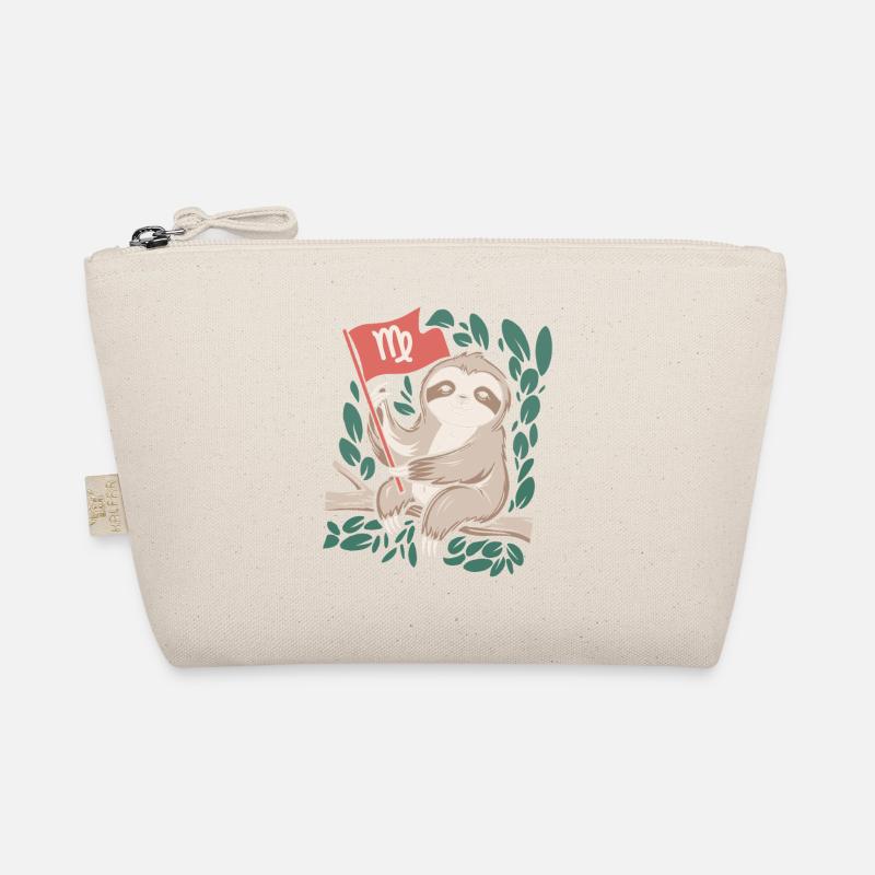 Conception de paresseux du zodiaque Vierge confortable Trousse biologique