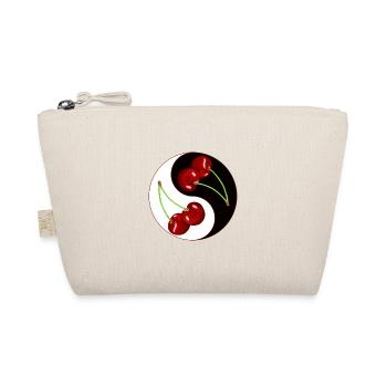 Rockabilly Kirsche Kirschen Obst Asien - Bio-Täschchen - Natur - Vorne