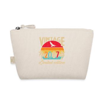 18 Jahre 2007 Vintage Retro Geburtstagsgeschenk - Bio-Täschchen - Natur - Vorne