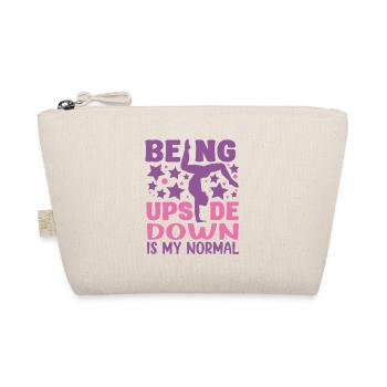 Être à l’envers est mon don de gymnaste drôle normal - Trousse biologique - nature - Devant