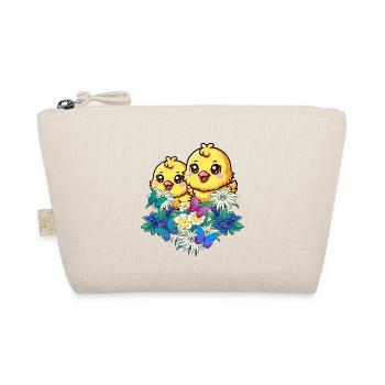 Beginning of Spring Tyrolean Chicks Easter Children Child - Organic Pouch - nature - Front
