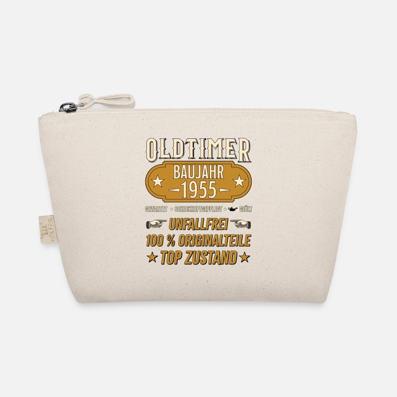 Oldtimer Modell 1955 Vintage Retro funny Design Bio-Täschchen