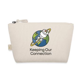 KEEPING OUR CONNECTION - Organic Pouch - nature - Front