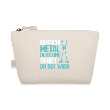 Metal Detector Shirt for Men Lucky Metal Detecting - Organic Pouch - nature - Front