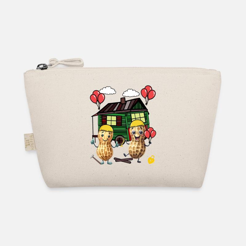 peanuts house builder builder construction trailer own home house Organic Pouch