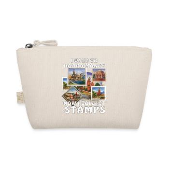 NOW I COLLECT STAMPS - Bio-Täschchen - Natur - Vorne
