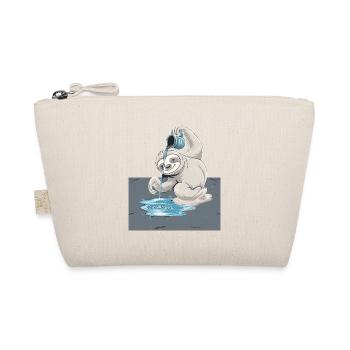 Aquarius Sloth Zodiac Illustration - Organic Pouch - nature - Front
