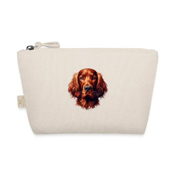 Visage de chien - Setter rouge irlandais - Trousse biologique - nature - Devant