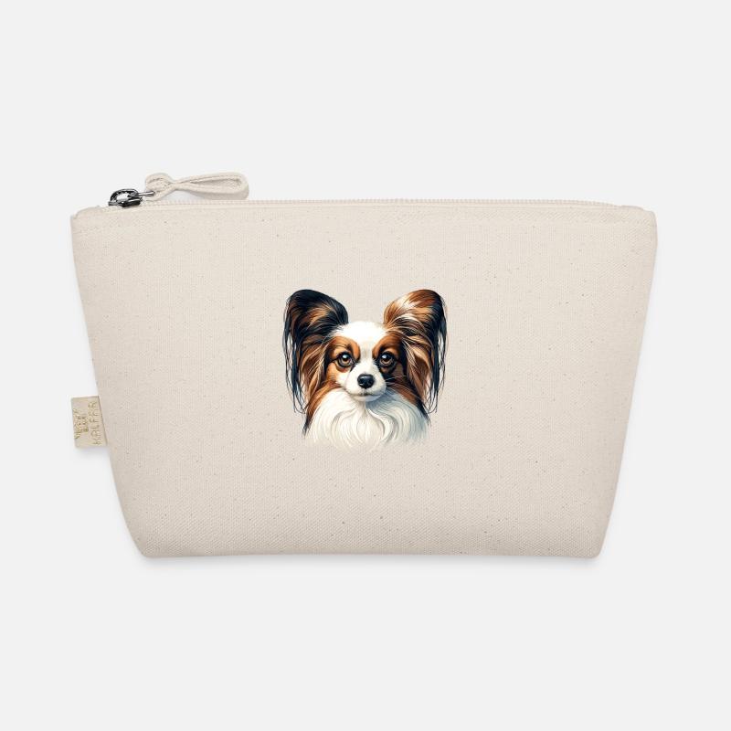 Dog Face - Papillon Organic Pouch