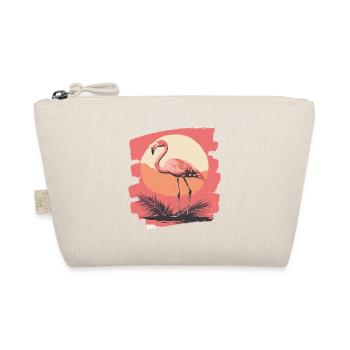 Flamingo - Organic Pouch - nature - Front