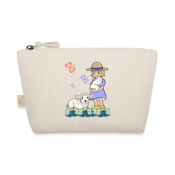 Enfants Enfant Fille Mouton Mouton Agneau Pâques - Trousse biologique - nature - Devant