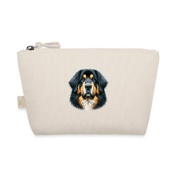 Dog's Face - Tibetan Mastiff - Organic Pouch - nature - Front