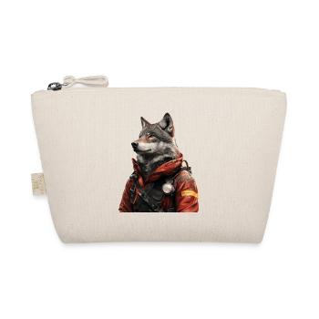 Wolf - Bio-Täschchen - Natur - Vorne