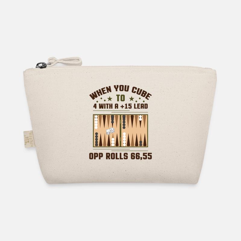 Backgammon Spiel Bio-Täschchen