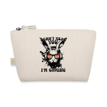 Je ne t’entends pas I’m Gaming Bunny Casque cadeau - Trousse biologique - nature - Devant