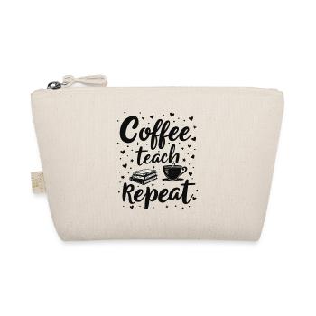CoffeeTeach Repeat – Teacher Educator Education - Organic Pouch - nature - Front
