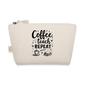 CoffeeTeach Repeat – Teacher Educator Education - Organic Pouch - nature - Front