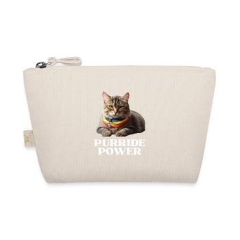 Purride Power Pride Cat Lover - Organic Pouch - nature - Front