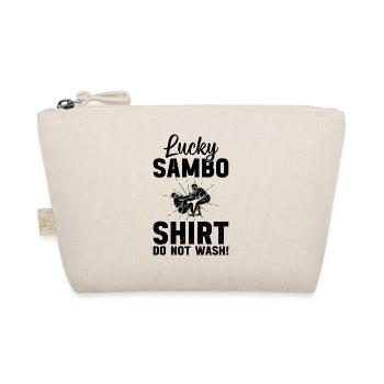 Lucky Sambo Shirt Do not wash! - Funny Sambo - Organic Pouch - nature - Front