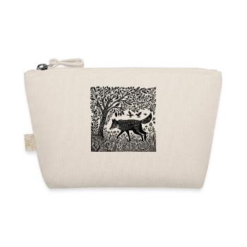 Renard, Woodland, Nature, Nature sauvage, gravure sur bois, cadeau - Trousse biologique - nature - Devant