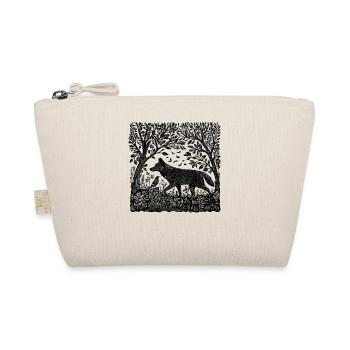 Forêt de loups Nature sauvage Gravure sur bois Cadeau - Trousse biologique - nature - Devant