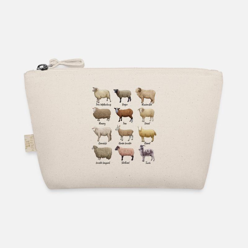 Sheep Drawings - Sheep Organic Pouch