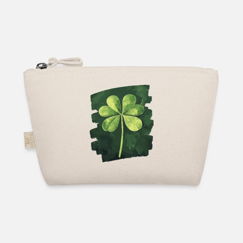 St. Patricks day Kleeblatt Bio-Täschchen