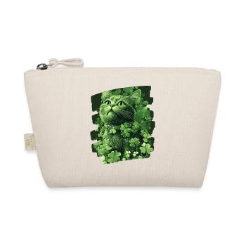 St Patrick's Day Cat - Organic Pouch - nature - Front