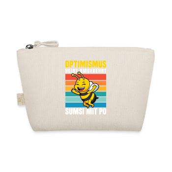 Optimismus Sumsi Mit Po Imker Bienen Honig Spruch - Bio-Täschchen - Natur - Vorne