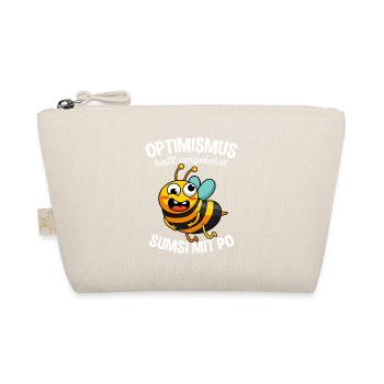Optimismus Sumsi Mit Po Imker Bienen Honig Spruch - Bio-Täschchen - Natur - Vorne