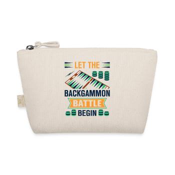 Backgammon Spiel - Bio-Täschchen - Natur - Vorne