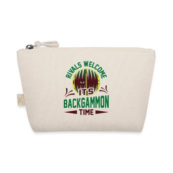 Backgammon Spiel - Bio-Täschchen - Natur - Vorne