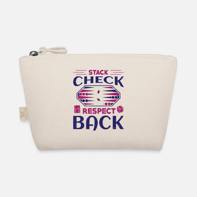 Backgammon Spiel Bio-Täschchen