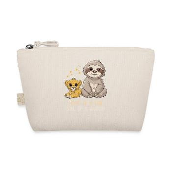 Signe du zodiaque Lion paresseux Cœur d’une âme Lion - Trousse biologique - nature - Devant
