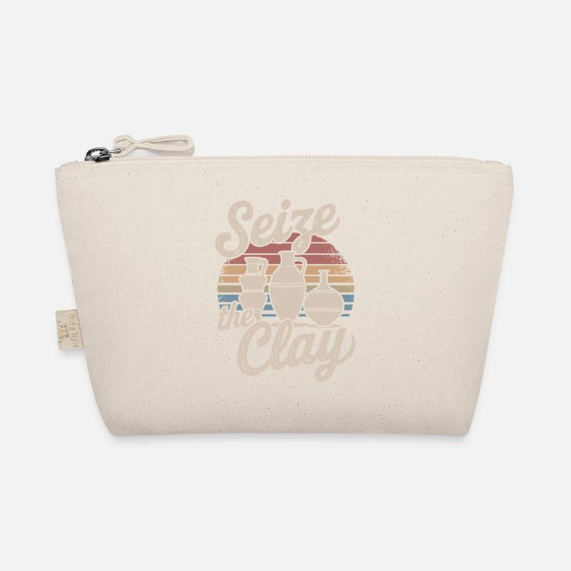 Seize the Clay Funny Pottery Pun for Ceramic Lover Organic Pouch