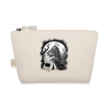 Tent Camping Forest Forest Creatures Camping Camping - Organic Pouch - nature - Front