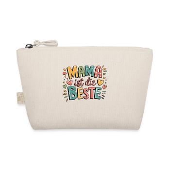 Mom is the best - heartfelt message for - Organic Pouch - nature - Front