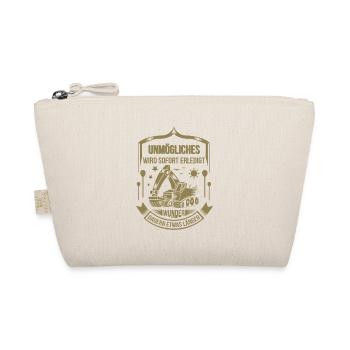 Baggerfahrer Unmögliches sofort erledigt - Bio-Täschchen - Natur - Vorne