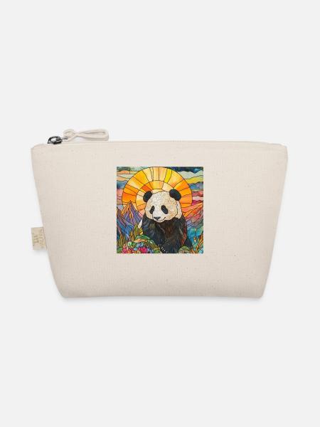 Panda - Bio-Täschchen - Natur