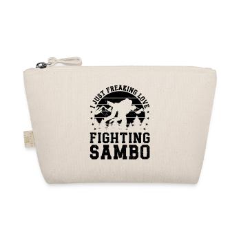 Sambo Fighter - I just freaking love fighting - Organic Pouch - nature - Front