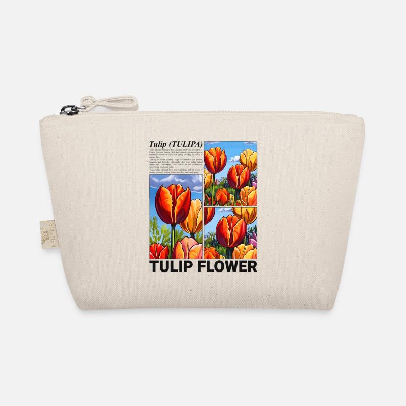 Tulip Flower Nature Spring Botanical Gift Organic Pouch