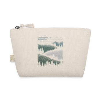 Nature Mountains Hiking Forest Minimalist Gift - Organic Pouch - nature - Front