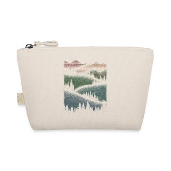 Hiking Nature Mountains Forest Minimalist Gift - Organic Pouch - nature - Front